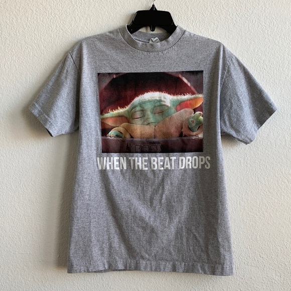 Star Wars Other - Star Wars Baby Yoda “When the Beat Drops” T-Shirt